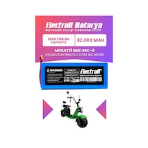 Musatti Smd Eec-5 Uyumlu Batarya Maksimum Kapasite 60v 30ah Elektrikli Scooter Bataryası Diğer