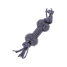 Eastland - 607 - İpli Tpr Köpek Çiğ. Oyuncağı Dikenli 30cm Dikenli - Kmrsfres - Kemik 30cm