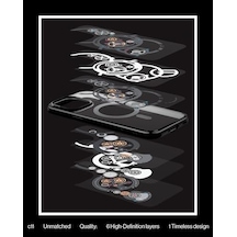 16 Pro İle Uyumlu İnce Magsafe Kılıf Ultra Hybrid T Kamera Butonu Sararmaya Dayanıklı Duraclear Hava Kanalı Teknolojisi Askeri Sınıf Koruma C11 Chronos Kapak - Acs09193