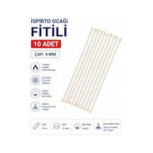 Ispirto Ocağı Fitili 10 Adet Çap: 4 Mm