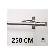İnox Füme Alüminyum Tek Kanallı Rustik - Dekoratif Rustik İnox250cm - 891566114 İnox250cm