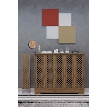 Perge Model Çam Renk 96 CM Petek Kaplama Dresuar Çok Renkli