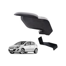 Opel Corsa D 2014 Delmesiz Çelik Ayaklı Siyah Kolçak Kol Dayama