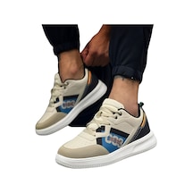 Boulder 5334 Numara 38 Uniseks Sneaker Spor Ayakkabı Bej Siyah