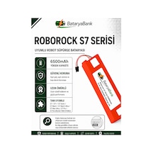 Bataryabank Roborock S7 Serisi Uyumlu Robot Süpürge Bataryası 14.4v 6500mah Li-ion S7 / S7+ / S7 Plus / S7 Sonic / S7 Maxv / S7 Maxv Ultra / S7 Max Ultra / S7 Pro / S7 Pro Ultra