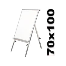 70X100 Akyazı Teleskopik Ayaklı Laminat Beyaz Yazı Tahtası