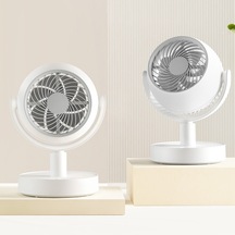 Cbtx Masaüstü Hava Sirkülasyon Fanı Ev Ofis Kompakt Sessiz Elektrikli Fan, Stil: Pil Modeli