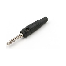 Mr-238b 4mm Banan Jak Silikonlu Siyah Siyah