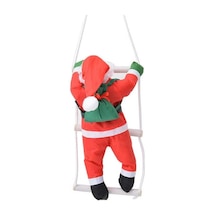 Süsle Bebek Ve Parti Merdivene Tırmanan Noel Baba - 57 Cm Diğer