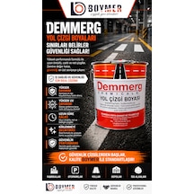 Demmerg Yol Çizgi Boyası 25kg Asfalt Boyası Otopark Boyası