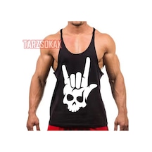 Tarzsokak Gym Tank Top Fitness Sporcu Atleti Gym84 Siyah