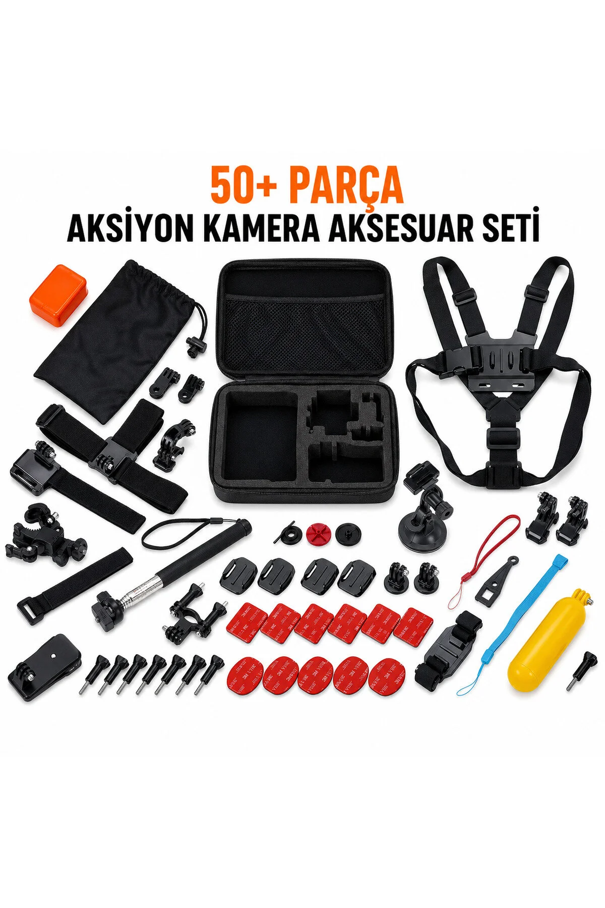 Gopro Insta360 X5 Kiti / Uyumlu Siyah