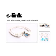 S-Link Sl-Db99 Rs232 Dişi To Erkek Kablo 1 5Mt