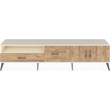 Arges Tv Ünitesi 2 Raflı 2 Çekmeceli 2 Kapaklı 220x30x51 Aytaşı-çam Atlas Çam/atlas Çam - Aytası