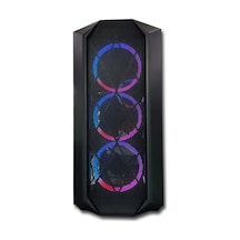 Lunatic Orkinos Mesh Panel Dikey Ekran Kartı Takılabilen 4 Full RGB Fanlı ATX Bilgisayar Kasası