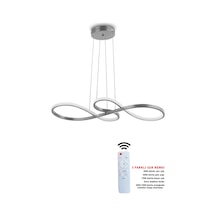 Modern Yol Led Avize Orjinal Kaplama - 3 Renk Kumandasız - Krom Krom