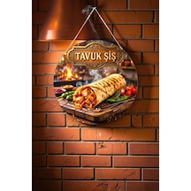 Çöp Şiş Ahşap Mdf Tabela Jüt İpli Ocakbaşı Restoran Dükkan Kapı Duvar Süsü Reklam Panosu