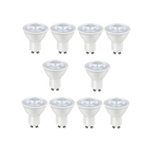 10 Adet 7 W Gün Işığı 1. Sınıf Gu10 Duy Led Ampul - 3000 Kelvin