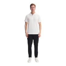 Cazador Erkek Polo Yaka T-shirt 4236 Beyaz