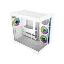 Cooler Master Elite 681 Argb Beyaz Tempered Glass Usb 3.0 850w 80+ Gold Atx 3.1 Gen5 Atx Mid Tower Kasa
