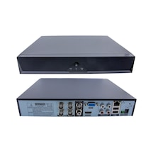 Technozi 4 Kanal 5 Mp Kamera Kayıt Cihazı Ahd Dvr 1080p H265+ Plus 5 İn 1 Hibrit Xmeye