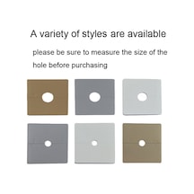 Sones Kare Delik Dekorasyon Kapağı Duvar Deliği Tıkacı, Stil: 2.2cm Delik Altın