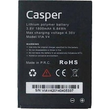 Casper Via V4 Batarya Pil 1800Mah