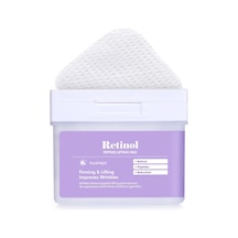 Dermal Retinol Peptid Kaldırma Pedi - Bakuchiol İle Yaşlanma Karşıtı Ve Kırışıklıklar İçin Kore Toner Pedi - Vegan Saf Pamuklu Kare Pedler - Yüksek Kapasiteli, 120 Yaprak