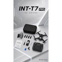 Katlanabilir 4k Kamera Drone Wifi Fpv, 360 Takla, Işık Sensörü Int-t7 Pro