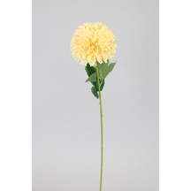 Yapay Çiçek Deposu Yapay Çiçek Lüx Top Kasımpatı Dalı 60 Cm Somon