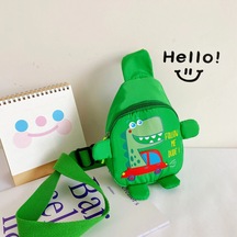 Çocuk Çapraz Vücut Çanta Karikatür Yürümeye Başlayan Omuz Çantaları Açık Seyaha M1000362-green M1000362-green Çok Renkli