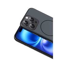 Joko Apple Uyumlu iPhone 16 Pro Max Uyumlu Neva Magsafe Kapak - Siyah