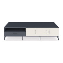 Kronos Tv Ünitesi 3 Raflı Tek Çekmeceli 3 Kapaklı 220x59x51 Antrasit-aytaşı/antrasit Aytası/antrasıt - Antrasıt