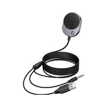 E150 Otomatik Aux Bluetooth 5.4 Alıcısı, Kablolu Kontrol Çağrıları Destekli 3.5mm Jack Dongle K