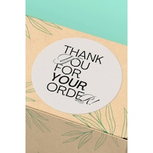 Thank You For Your Order Sticker 3x3cm St2183 Çok Renkli