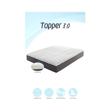 Topper 3.0 - Sert Ortopedik Yatak Pedi - Yatak Sertleştirici - Yıkanabilir Fermuarlı Kılıflı