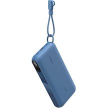 Belkin Boostcharge Power Bank 20000 Mah Display, Pd 20w Usb-c Kablolu Mavi