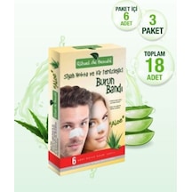 Aloe Vera Siyah Nokta Burun Bandı x 3