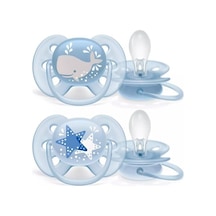 Philips Avent Ultra Soft Emzik 6-18 Ay 2li Erkek Scf223/03