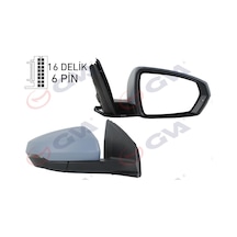 Gva 1075460 Dış Dikiz Aynası Sağ Vw Polo 17- Elektrikli Isıtmalı Sinyalli Astarlı Konveks Vm-6390ehpr 2g1857508e-2g0857538a