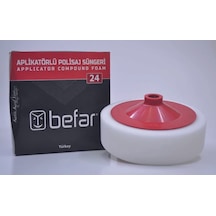 Befar Aplikatörlü Polisaj Süngeri Beyaz 150x45mm O24012