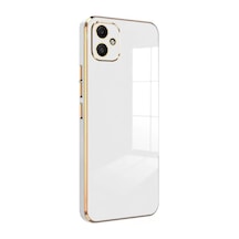 Samsung Uyumlu Galaxy A05 Uyumlu Kılıf Volet Silikon - Beyaz