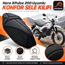 Motenar Hero Xpulse 200 Uyumlu Visco Konfor Sele Kılıfı Siyah
