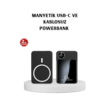Magsafe Uyumlu Powerbank 20w Pd 15w Çok Renkli