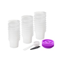 Suntek Mutfak Cafe Için 5 Adet Kapak Değiştirme Ile 50 Parça Kahve Filtre Bardaklar