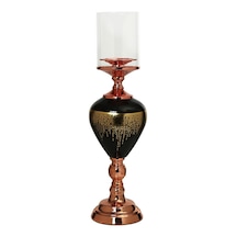 Vitale Amber Bronz Şamdan 47 Cm Ak.je0005