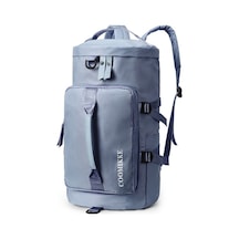 Çok Fonksiyonlu Seyahat Sırt Çantası Büyük Kapasiteli Taşınabilir Davul Çantası Spor Çantası Mavi