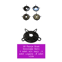 Kumtel,termikel Birçok Marka Için Cam Ocak Izgara Takımı-ankastre-set Üstü Ocak Izgarası 16 Parça Diğer