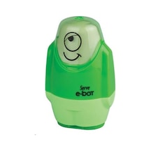 Serve E-Bot Silgili Kalemtıraş Fosforlu Renkler Yeşil N11.1517
