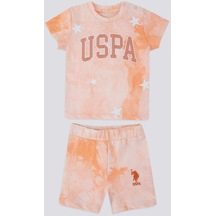 U.s. Polo 2li Takım T-shirt Somon-9617 Somon